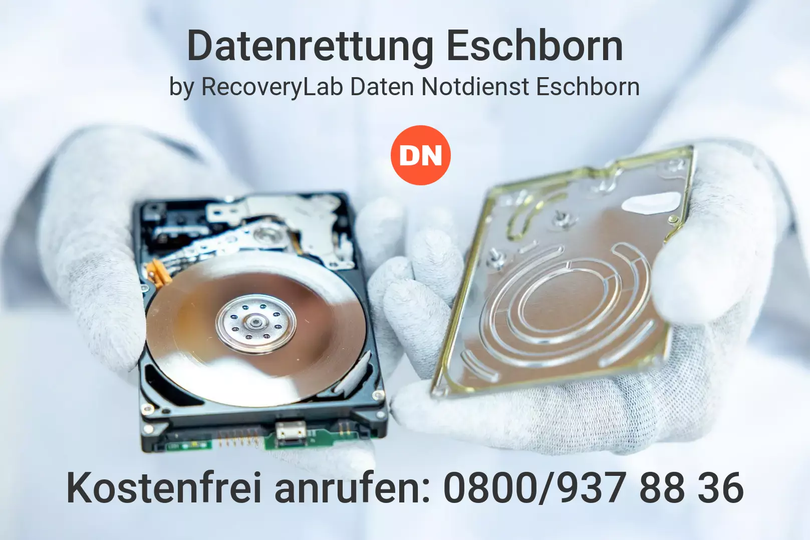 Labor für professionelle Datenrettung in Eschborn