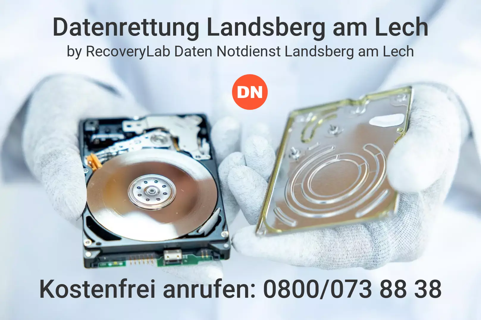 Labor für professionelle Datenrettung in Landsberg am Lech