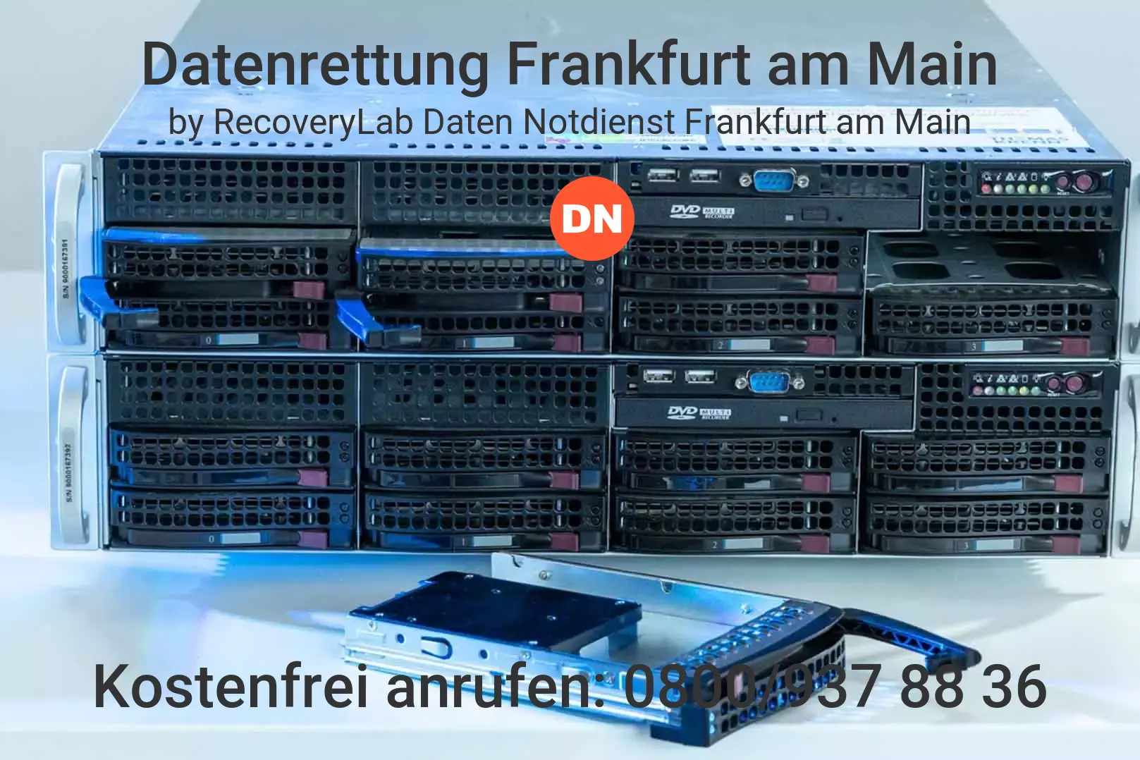 Fallstudie zu erfolgreicher Datenrettung RAID Frankfurt am Main