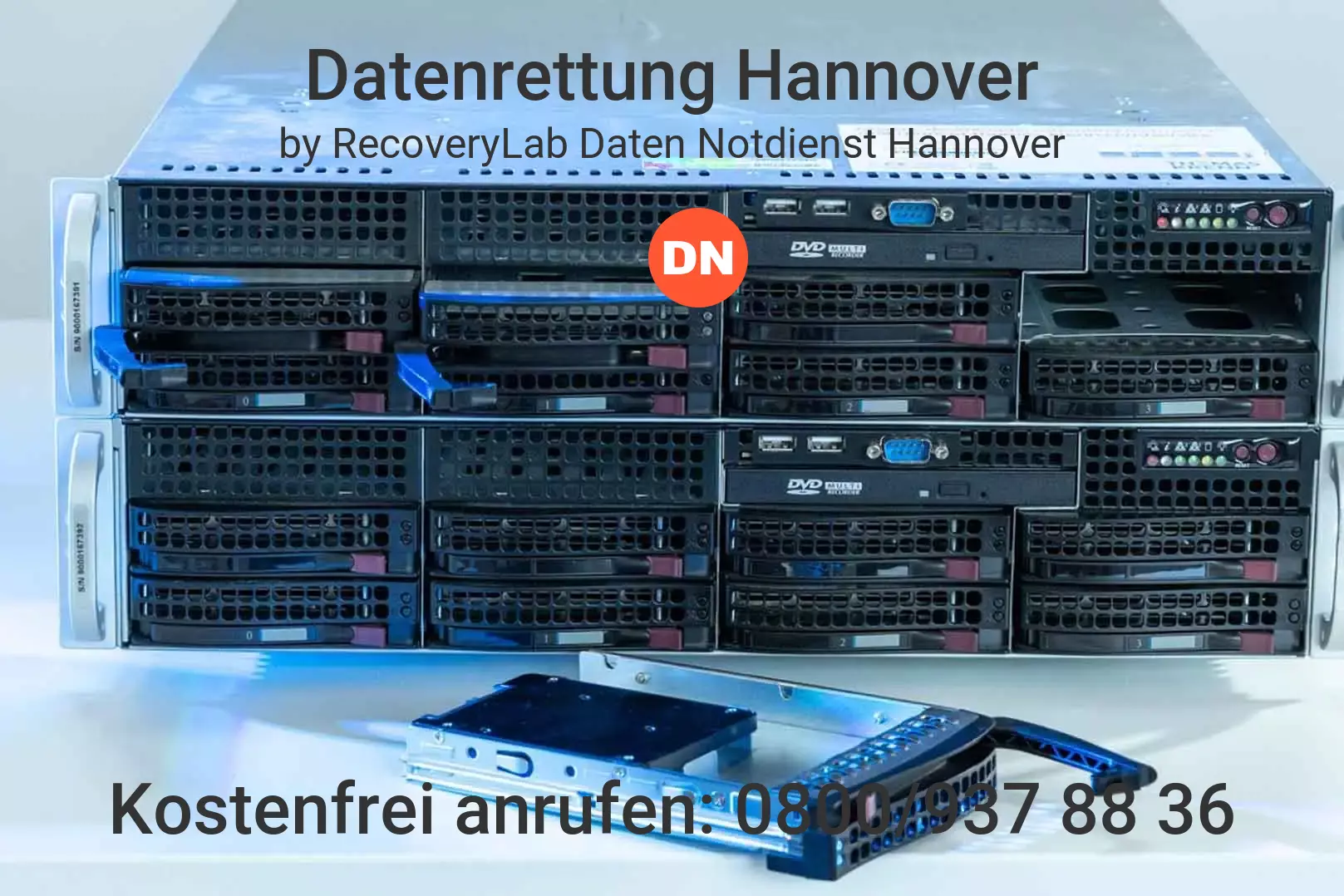 Fallstudie zu erfolgreicher Datenrettung RAID Hannover