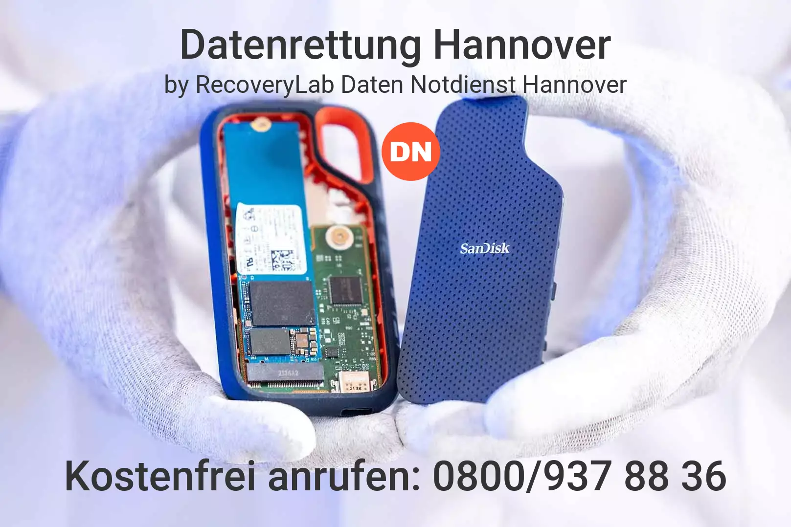Fallstudie zu erfolgreicher Datenrettung SSD Hannover