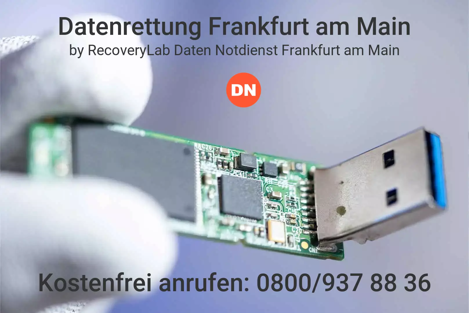 Fallstudie zu erfolgreicher Datenrettung USB-Stick Frankfurt am Main
