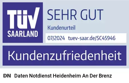 Daten Notdienst - Datenrettung Heidenheim an der Brenz (Baden-Württemberg) mit TÜV-zertifizierter Kundenzufriedenheit